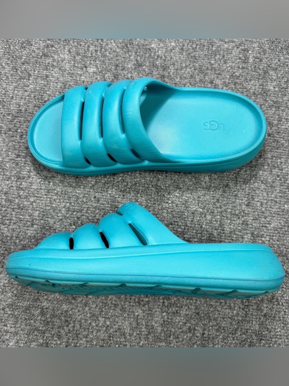 UGG Sport Yeah Slide Women’s Blue Size: 8